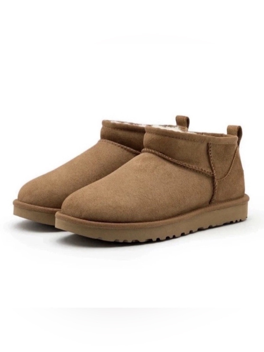 UGG Women's Low Suede Ankle Boots - Chestnut Brown